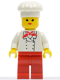 LEGO chef008 Chef - Red Legs, Female